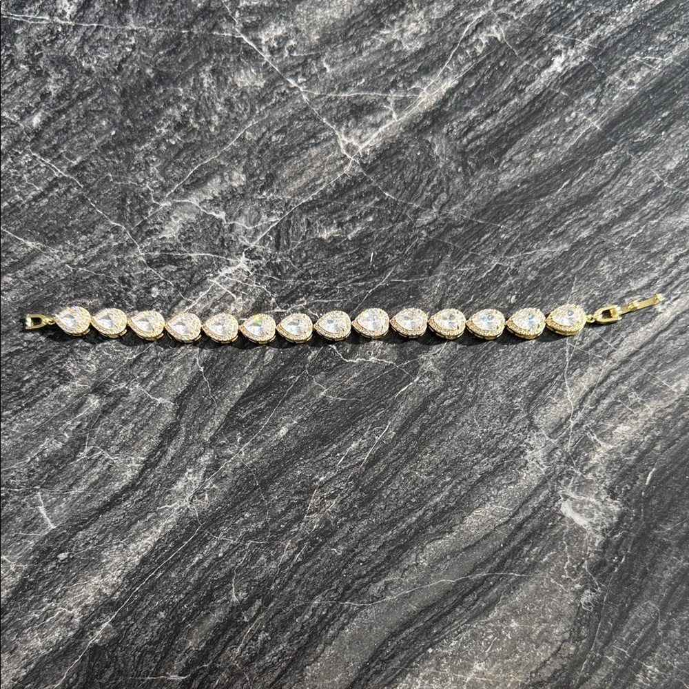 Gold plated CZ Women's Bracelet